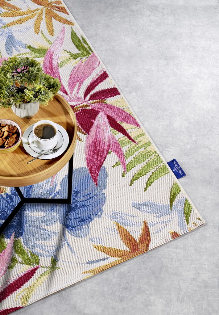 Villeroy & Boch, Kusový koberec Villeroy & Boch 106060 Cream, Multi – na von aj na doma, 120x180, viacfarebná, chodba / predsieň