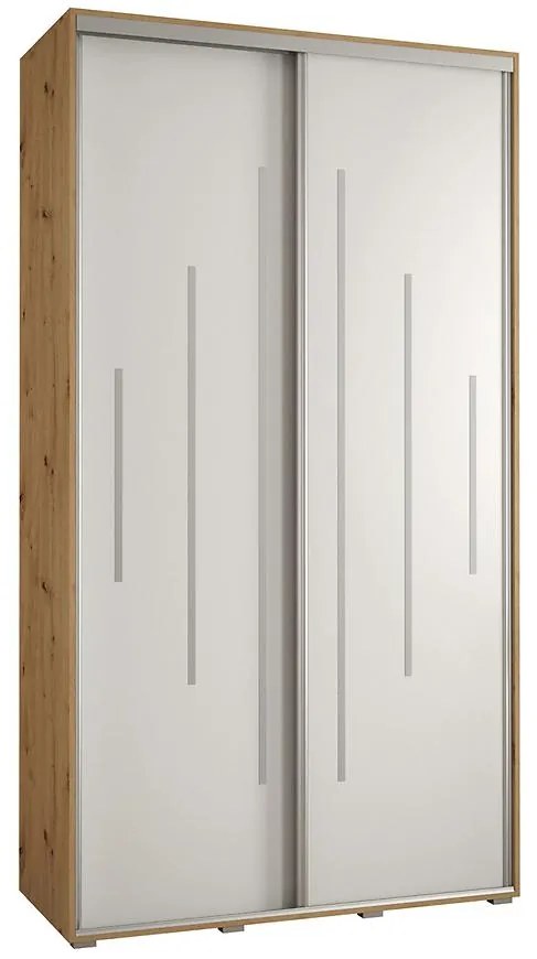 Skriňa 45 Canaris 12 130 artisan/biela/silver