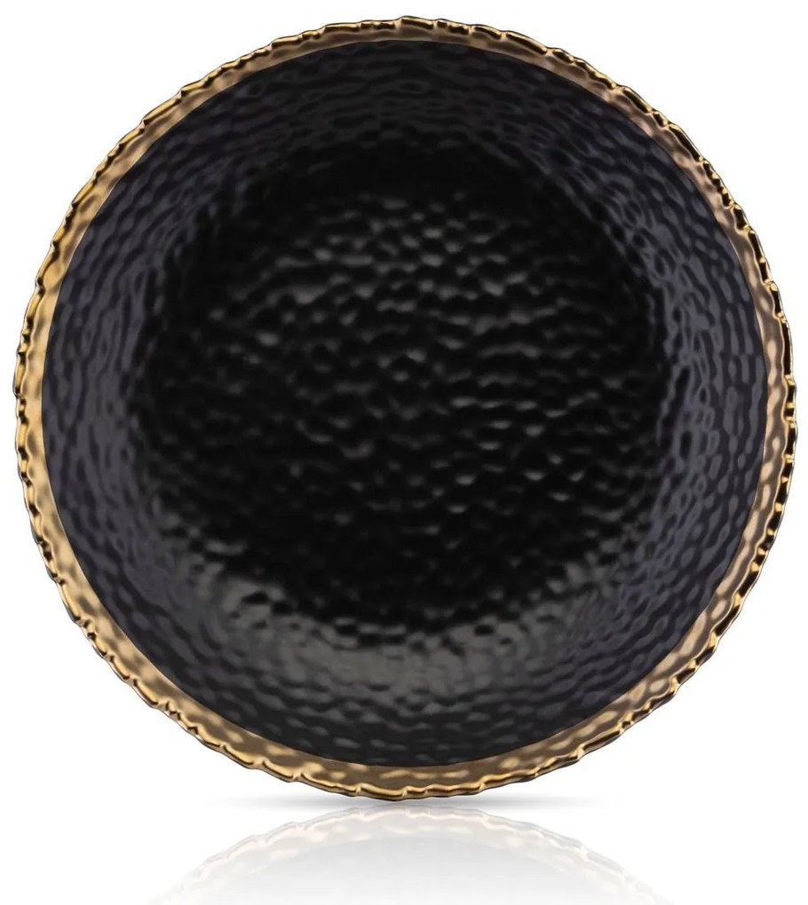 Keramický hlboký tanier Kati, (fi) 26 cm, čierny