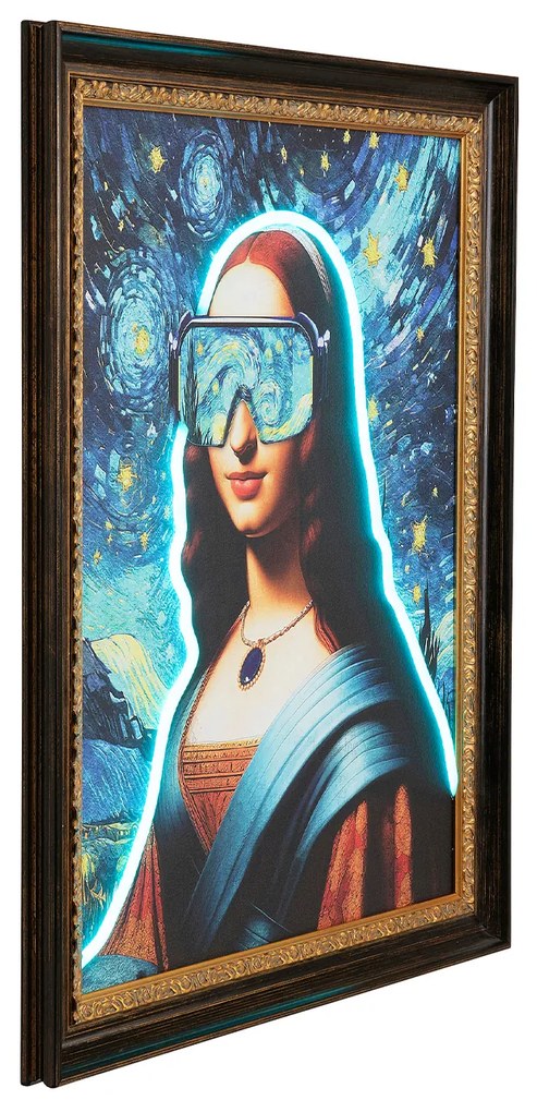 LED Art Lady obraz viacfarebný 80x100 cm