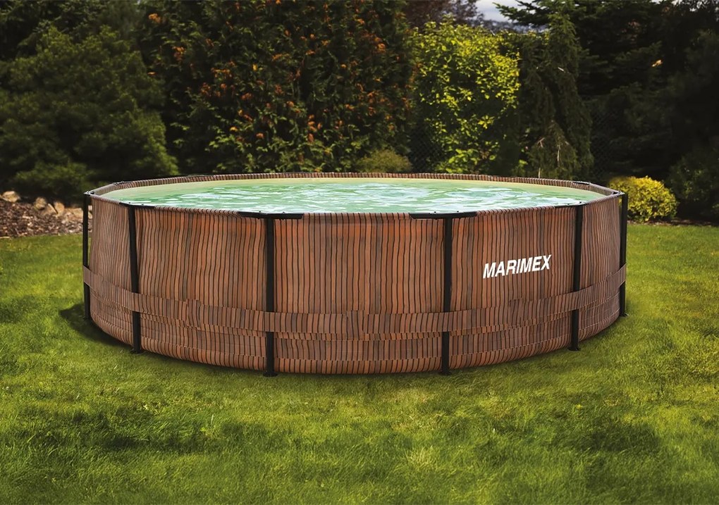 Marimex | Bazén Marimex Florida 3,05x0,91 m so zabudovaným skimmerom - motív TEAK | 10340284