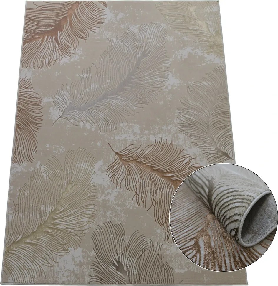 BE Koberec Allianz 6304 BEIGE – béžový obdĺžnikový Rozmer: 80x150 cm