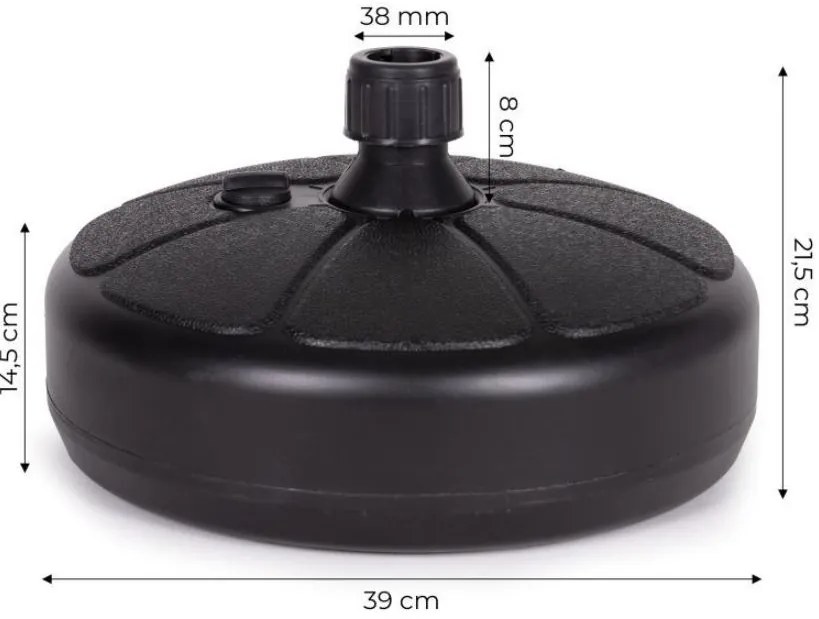 Bestent Stojan na slnečník 39cm 13L