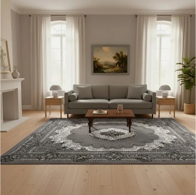 DC Koberec Orient 002 sivá Rozmer: 200×400 cm