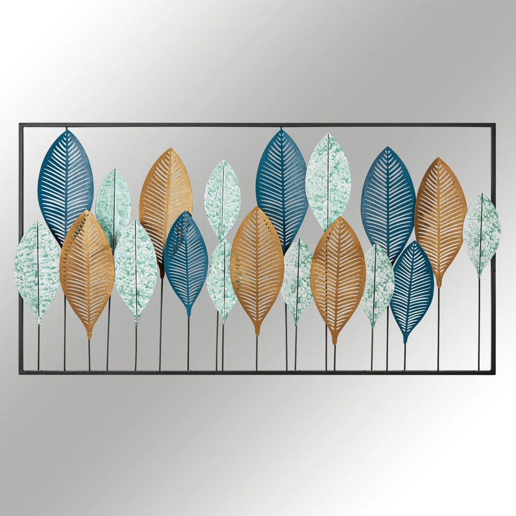 Nástenná kovová dekorácia Bilge viacfarebná