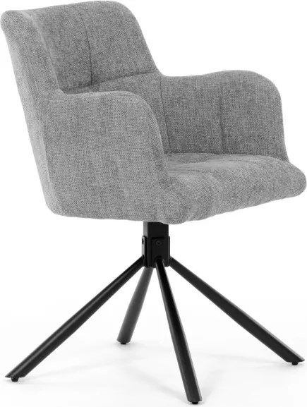 Jedálenská stolička sivá DCH-T1122 GREY2
