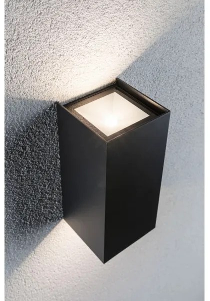 Paulmann 94325 - 2xLED/6,5W IP44 Vonkajšie nástenné svietidlo FLAME 230V