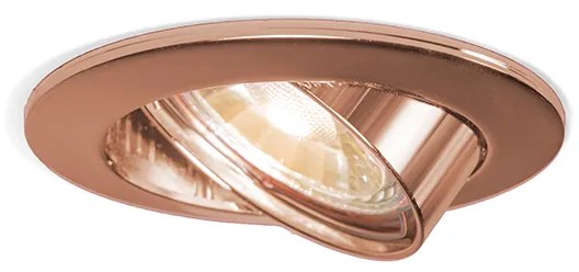 Inteligentné zapustené bodové svietidlo medené, naklápacie, vrátane Wifi GU10 - Edu