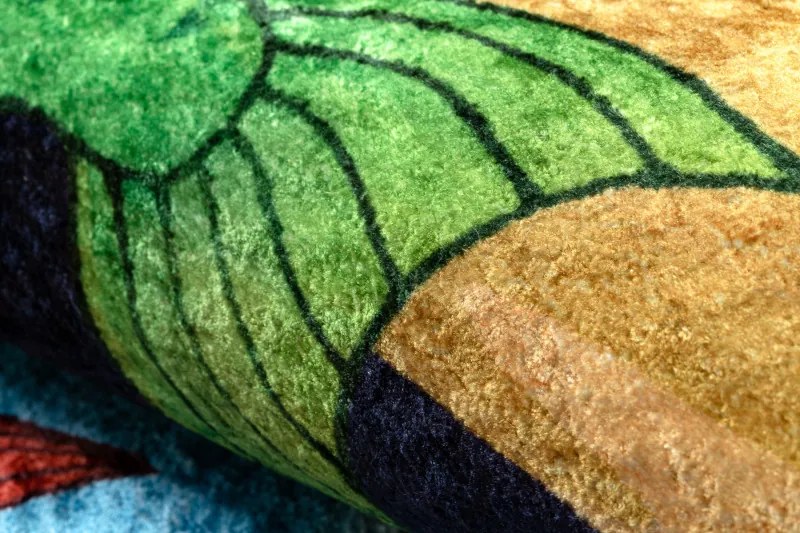 Dywany Łuszczów, Detský kusový koberec Junior 51594.801 Ocean, 160x160 (priemer) kruh, viacfarebná, detská izba