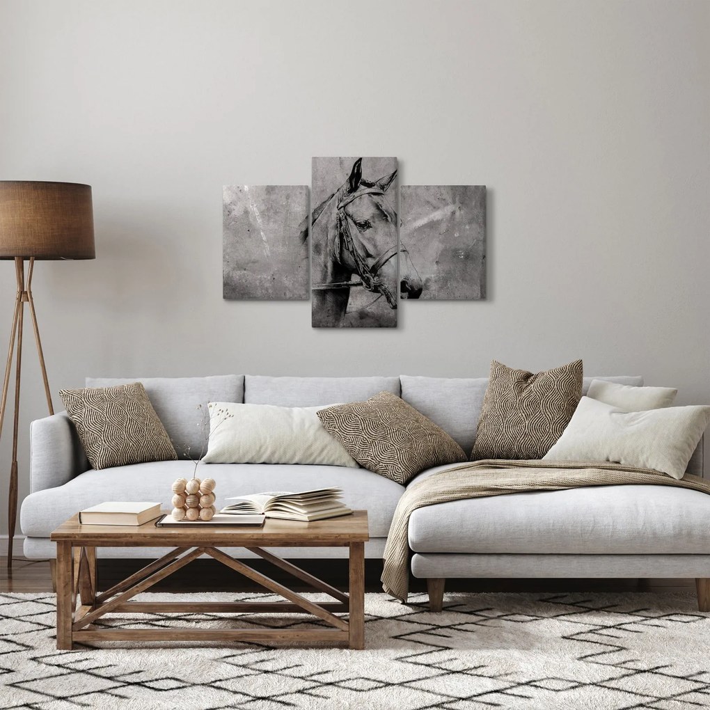 Obraz - Portrét koňa (90x60 cm)