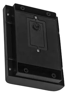 Moderná nástenná lampa čierna vrátane LED IP44 - Gaev