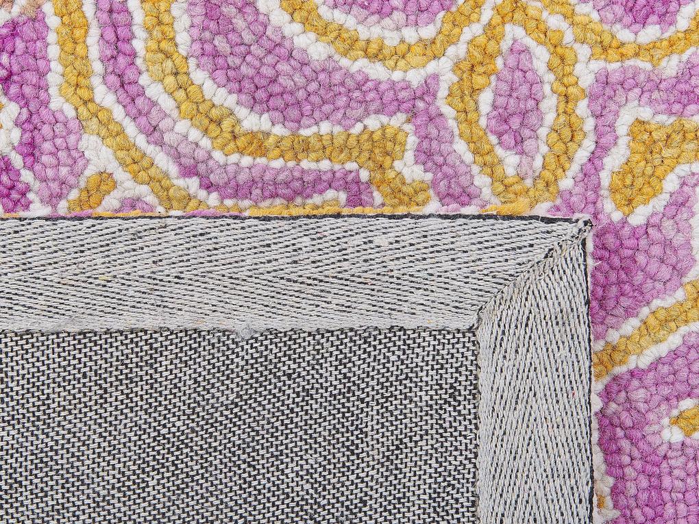 Vlnený koberec 80 x 150 cm viacfarebný AVANOS Beliani