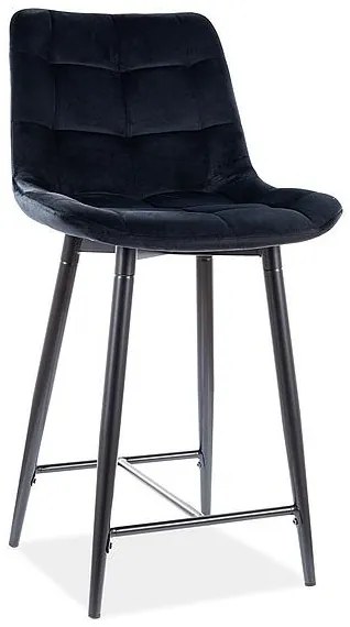 Barová stolička Chic II, čierna