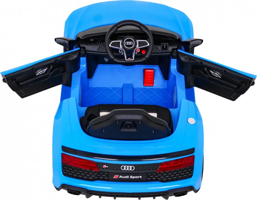 Ramiz Audi R8 LIFT Auto na batérie modré + diaľkové ovládanie + EVA kolesá + MP3 + LED