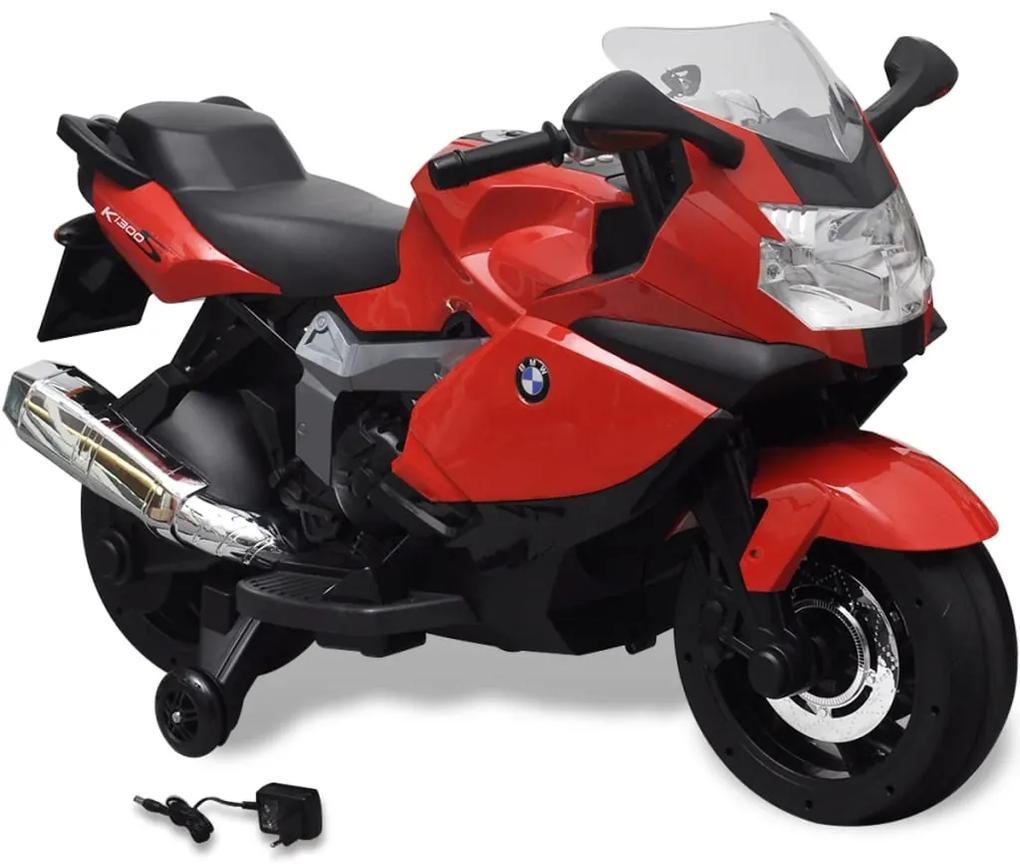 vidaXL Elektrická motorka pre deti, červená BMW 283 6 V