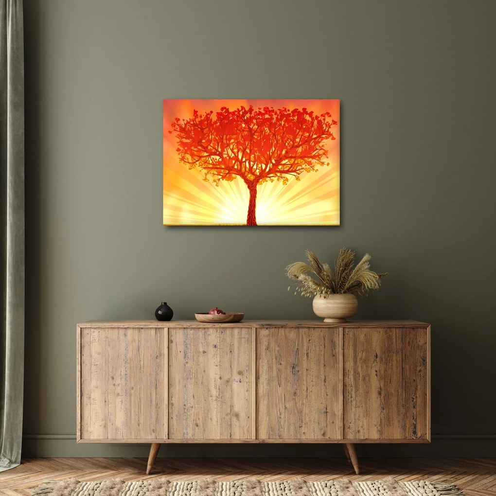 Obraz - Strom v žiari slnka (70x50 cm)