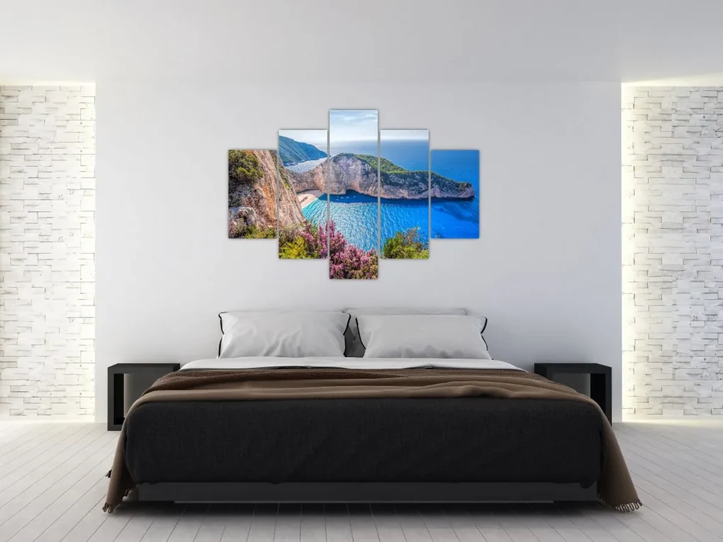 Obraz - Pláž Navagio, Grécko (150x105 cm)