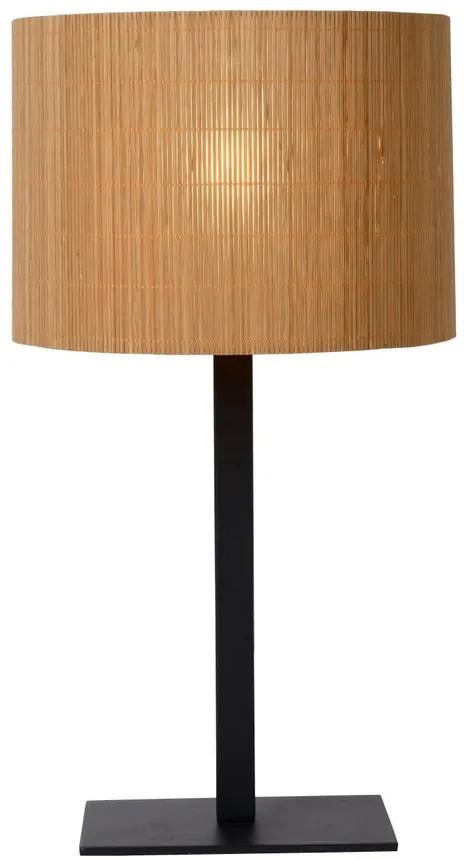 Lucide 03529/81/30 MAGIUS - Stolná lampa - priemer 28 cm - 1xE27 - Svetlé drevo