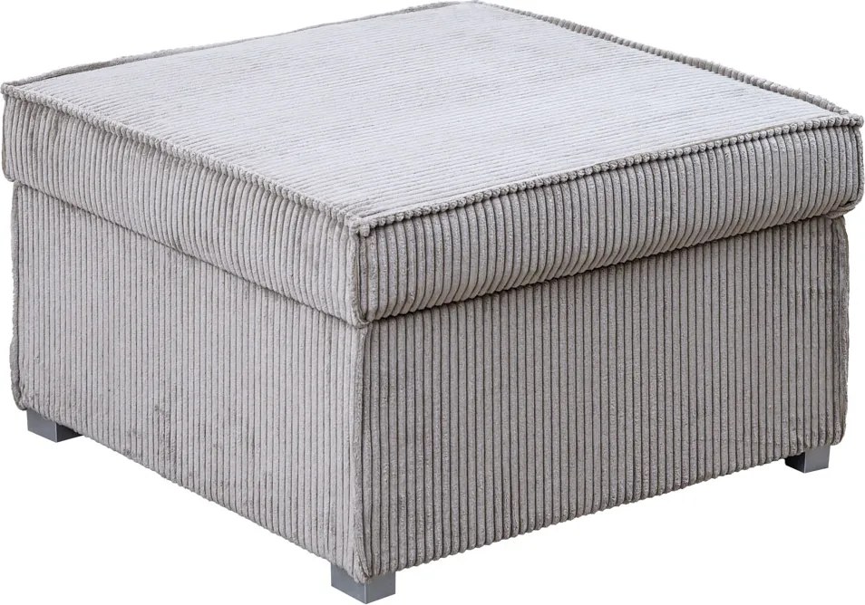Taburet SMART COSARO XL s úložným priestorom 71x71 cm, béžový