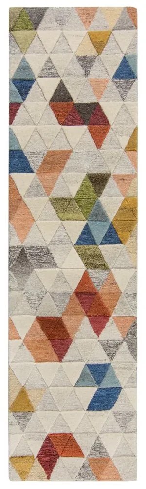 Flair Rugs koberce Behúň Moda Amari Natural/Multi - 60x230 cm