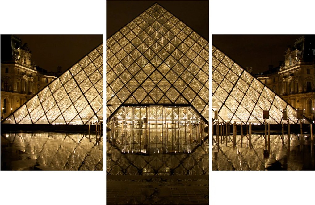Obraz Louvre (90x60 cm)