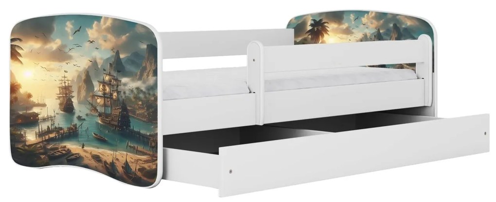 Detská postieľka Babydreams loď biela