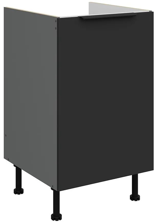 Kuchynská skrinka Aria-Bl/Ant Anti Fingerprint 50zl 1f Bb