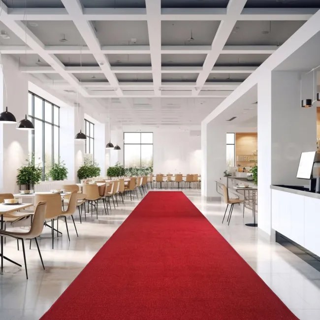 Protišmykový behúň PROTOCOL 31 červený