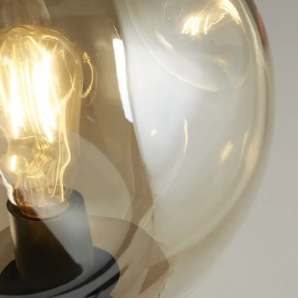 Searchlight EU22122-1BK - Stojacia lampa PUNCH 1xE27/10W/230V čierna