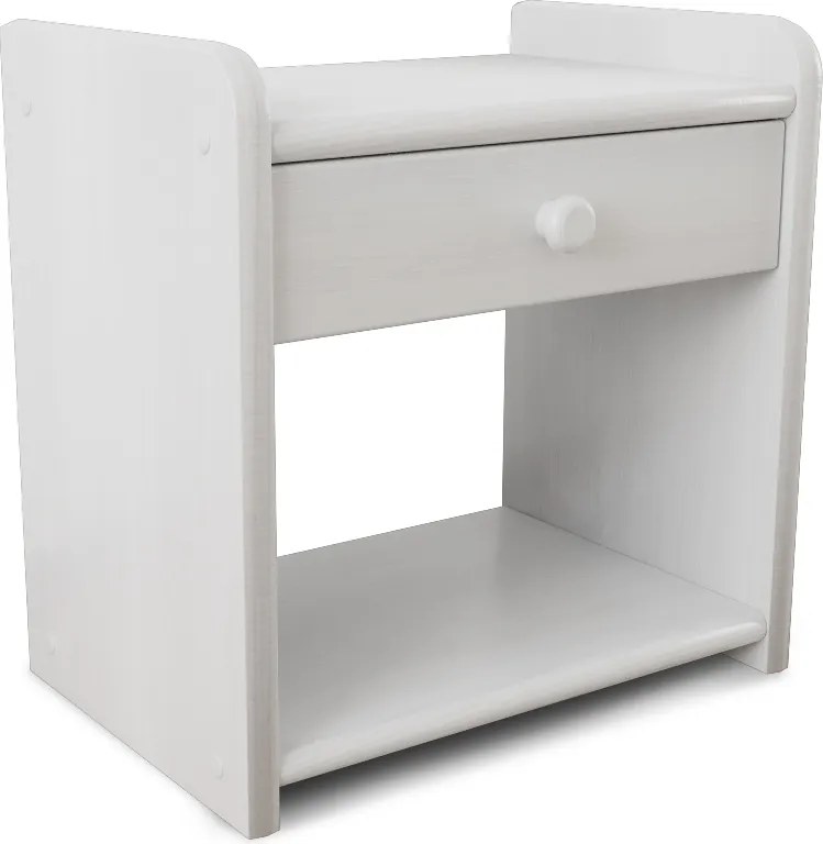 Nočný stolík Ilona, biela