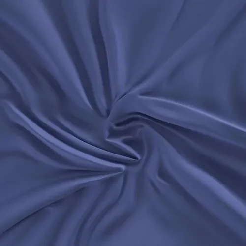 Kvalitex Saténové prestieradlo s gumou tmavomodrá, 160 x 200 cm
