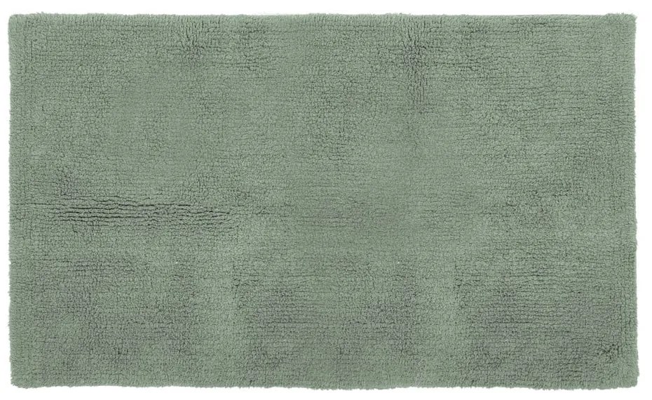 Zelená bavlnená kúpeľňová predložka Tiseco Home Studio Luca, 60 x 100 cm