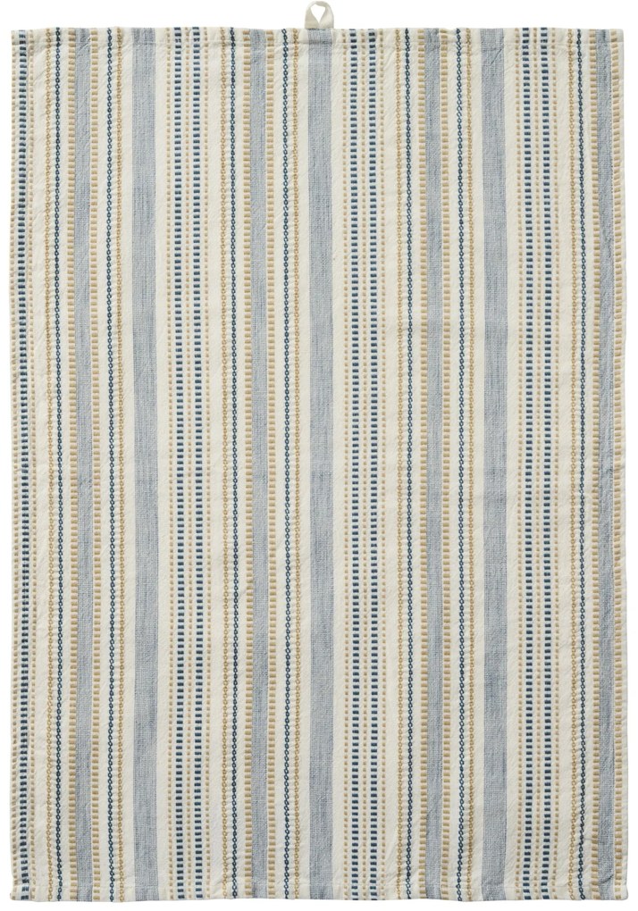 Ib Laursen Utierka Celine Blue and Beige Woven