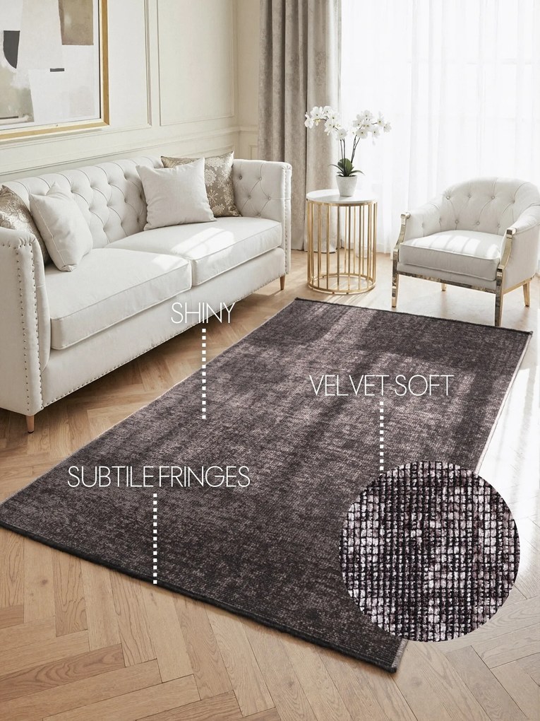 ELLE Decoration, Kusový koberec Brilliance Prisma 106311 Brown z kolekcie Elle, 240x340, hnedá, obývacia izba