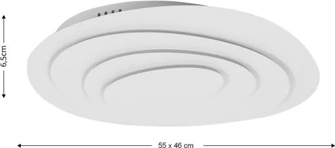 BRILAGI - Stmievateľné LED stropné svietidlo MODERN LED/67W/230V 46x55 cm + DO