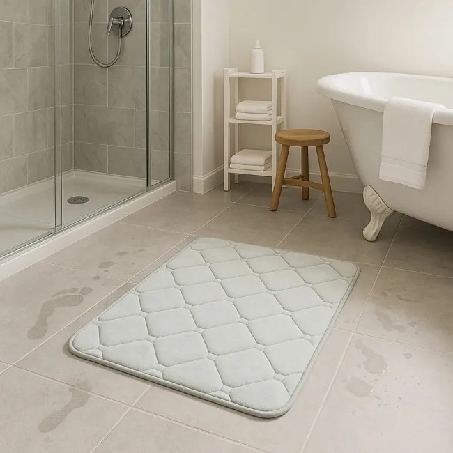 Kúpeľňová predložka sivá