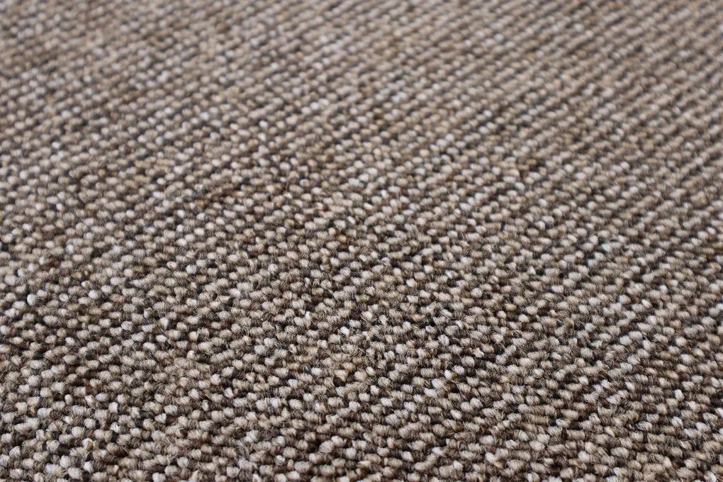 Vopi koberce Kusový koberec Porto hnedý štvorcový - 100x100 cm