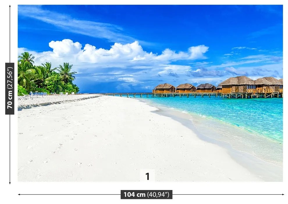 Fototapeta Vliesová Maledivy 250x104 cm