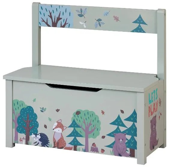 Livarno®  Lavička na sedenie s truhlicou (líška)  (100393737)