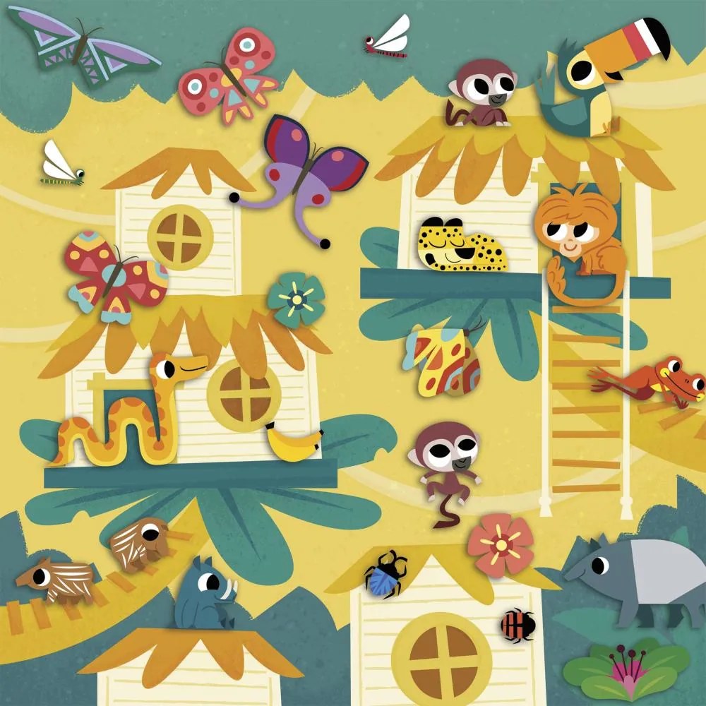 My arts&crafts - Samolepky - Zvieratká z džungle