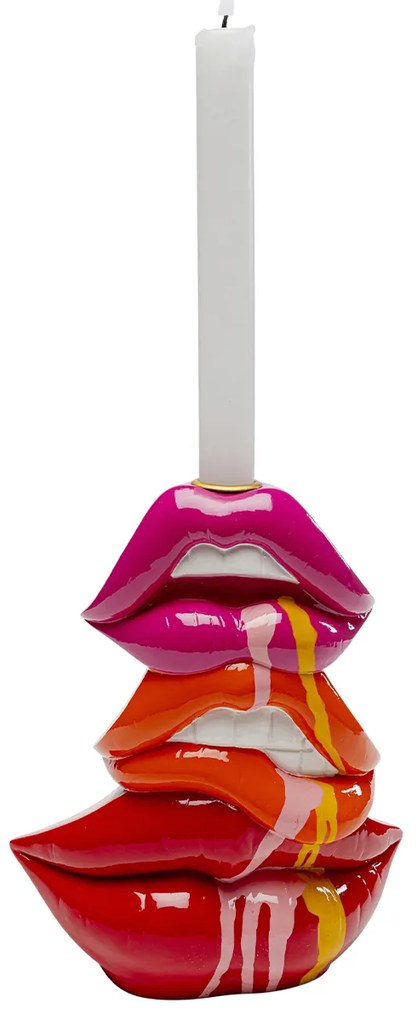 Lips svietnik červený 17 cm