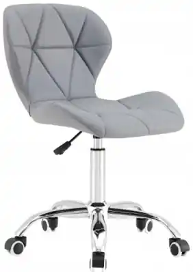 Bestent Kancelárska stolička kožená Light Grey | BIANO