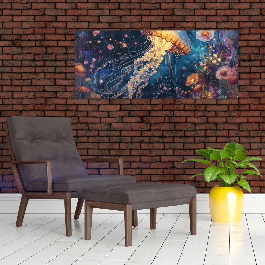 Obraz - Magická medúza (120x50 cm)