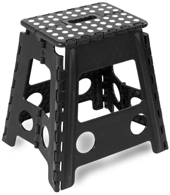 Skladacia stolička AMIGO čierna veľkosť L