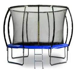 G21 Trampolína G21 SpaceJump, 305 cm, modrá, s ochrannou sieťou + schodíky zadarmo