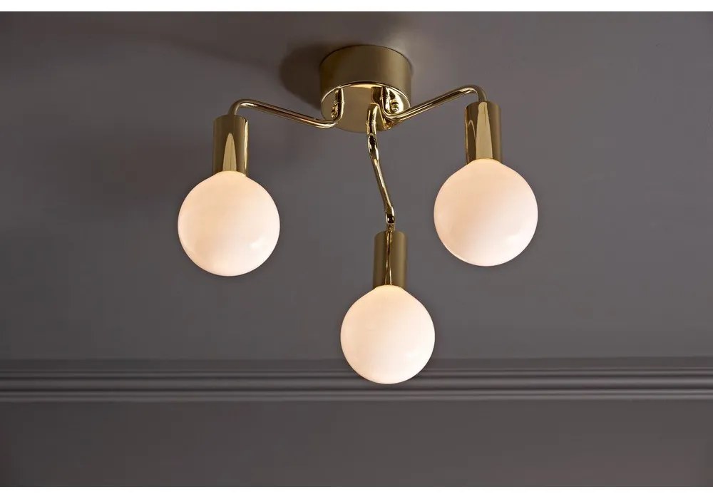 Stropné svietidlo History, zlaté