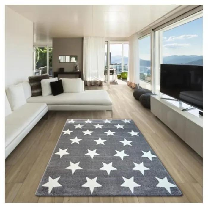 Kusový koberec Stars šedý 240x330cm