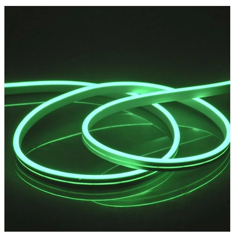 LED Pásik NEON 5m LED/30W/24V zelená IP65