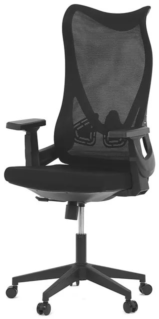 Autronic BONTEC Kancelárska stolička, hojdací mechanizmus, čierna sieťovina, KA-S248 BK Farba: Šedá
