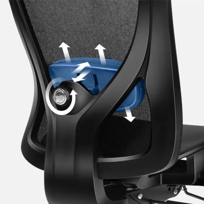 Kancelárska stolička Expert 5.3 Black Mesh